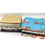 Quilting Fabric Various Brands 25 Fat Quarters 100% Cotton Fabric NEW - $690.56 MXN