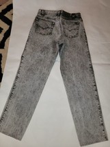 Vintage 90’s Levi&#39;s 550 Acid Wash Black Tab Jeans Made In USA 30x29.5&quot; - £34.79 GBP