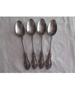 Lot 4x Springtime Stainless Steel Flatware Soup Tablespoons 7.5&quot; Japan F... - $353.57 MXN