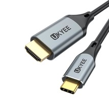 Usbc To Hdmi Cable 6Ft, 4K@60Hz Usb Type-C To Hdmi 6 Feet, Usbc To Hdmi Cord Com - £13.62 GBP