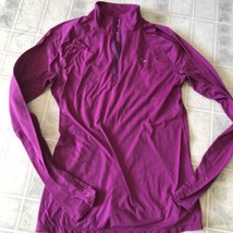 Merino Blend By Paradox Womens 1/4 Zip Base Layer Pullover Wool Bl Fuchs... - $26.88