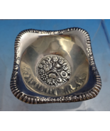 Spanish .915 Silver Nut / Mint Dish with Repousse Flowers 3/4&quot; x 2&quot; (#8628) - $122.86 CAD