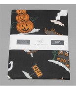 Rachel Ashwell HALLOWEEN Pumpkins Haunted House Bats 60 x 84 Black Table... - $53.49 CAD