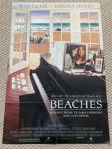 Beaches 1988, Comedy/Musical Original Vintage One Sheet Movie Poster  - £39.13 GBP