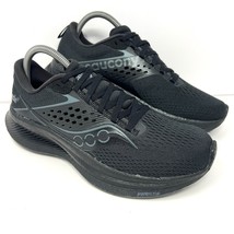 Saucony Women’s Ride 17 Running Shoe Sz 8.5 Triple Black Sneaker S10924-... - $59.35