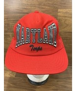 Vintage Maryland Terps Puffy Paint Mesh Snapback Trucker Hat Made in USA - €32,54 EUR