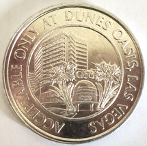 Dunes Casino Chip - Gaming Token - 1983 - Free Play- Dunes Oasis - Slot ... - $139.64 MXN