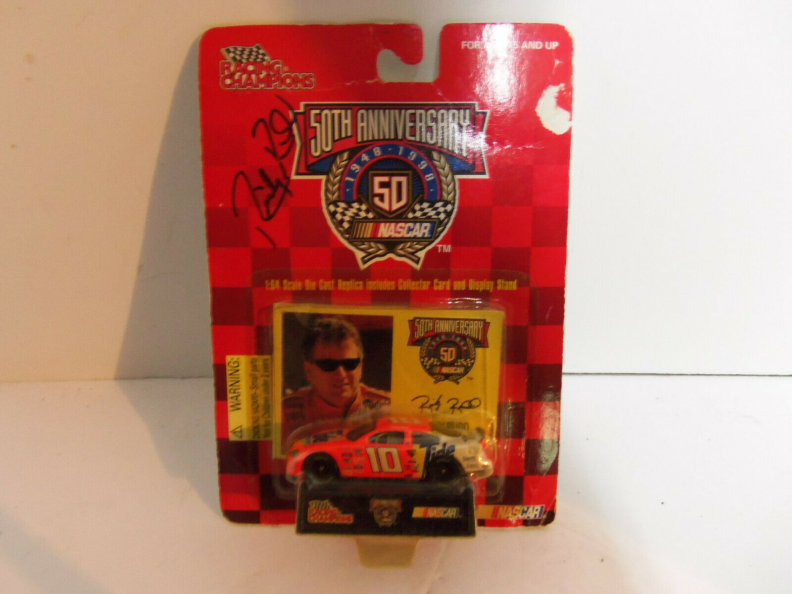 Primary image for UNOPENED AUTOGRAPHED RC 50th Anniv Car 1:64 Ricky Rudd #10 Tide 1996 Ford