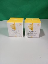 Derma-E Vitamin C Intense Night Cream Probiotics &amp; Roobios 2oz Lot Of 2 - £19.92 GBP