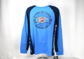 NBA Basketball Oklahoma City Thunder Basketball Long Sleeve Shirt Men&#39;s Sz L - £19.57 GBP