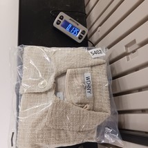 WD.NY RN#111745 Women's Tan/Beige Button Cropped Jacket Pockets Size Large image 10