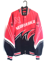 Nebraska Cornhuskers Officially Licensed Collegiate Jacket Large Men Red... - $3,051.55 MXN