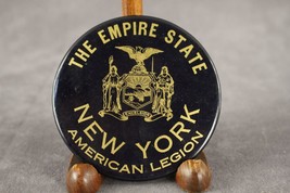 Vintage Us Military American Legion The Empire State New York Pinback Button - £35.94 GBP