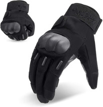 Motorcycle Gloves for Men/Women Full Finger Hard Knuckle Motorcycle    (Size:XL) - £11.33 GBP