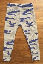 Gap Kids Gray Grey Blue Camo Camouflage Pajama Sleep Sleepwear Pants 4 - £15.94 GBP