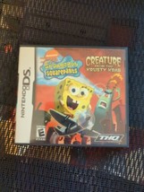 Spongebob Squarepants Creature From the Krusty Krab 2006 Nintendo DS CIB tested - £10.28 GBP
