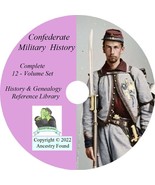 CONFEDERATE MILITARY HISTORY - 12 Volume Set - Books on DVD CD - £4.62 GBP