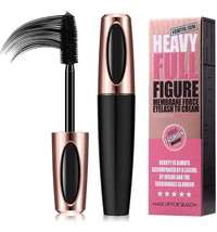 4D Silk Fiber Lash Mascara for Longer Thicker Voluminous Extension Eyelashes - £5.51 GBP