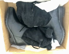 Rare Blondo Womens Boot Audrey Wool Sherling Fur Trimmed Black, Sz 12 2A #608mmw - £99.98 GBP