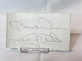Baltimore Colts Johnny Unitas Signed Unauthenticated Best Wishes Back Of... - £47.03 GBP