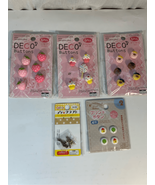 Arts &amp; Craft Supplies-Sweets &amp; More Lot of 5 Pks-NEW Scrapbook Buttons/A... - £11.84 GBP