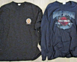 Set of Two Men&#39;s Harley-Davidson Long Sleeve Tee Shirts Size 2XL - $58.41