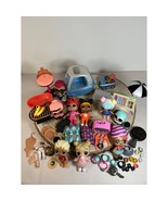 MGA LOL Suprise Lot 9 Dolls Owl Little Tikes Car BBQ Ice Cream Cart More - $45.82