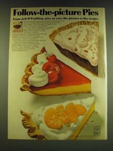 1966 Jell-O Pudding Ad - Follow-the-picture Pies - £14.78 GBP