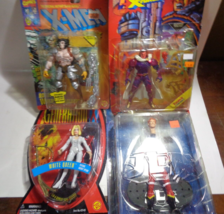 Lot of 4 marvel figures: Robot Wolverine, White Queen, Exodus, and Elong... - $56.10