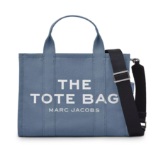 Marc Jacobs The Medium Tote Canvas Bag Crossbody ~NWT~ Blue Shadow - £156.68 GBP