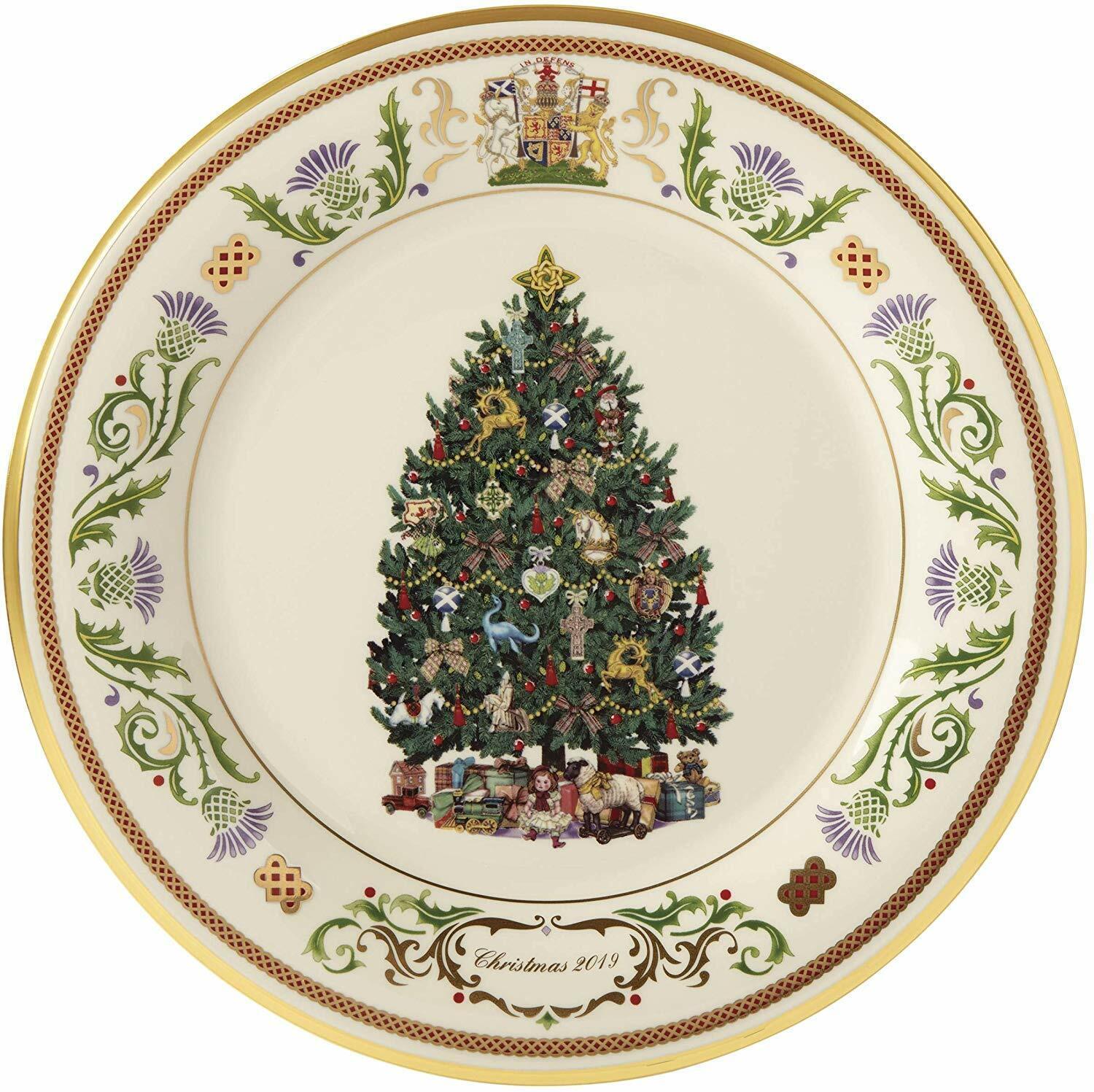 Lenox  Scotland Trees Around The World Plate 29th Annual USA Christmas 2019 NEW - $190.00