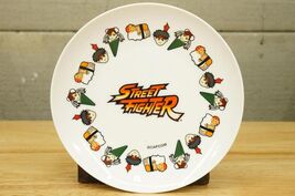 Vintage Anime Street Fighter 6" Sushi Plate Capcom Japanese Cartoon Media - $9.89