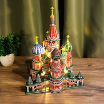 LED Version Of The Vasily Cathedral 3d Stereo Puzzle - $61.82