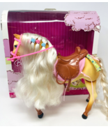 WORKING Barbie Real Walking Tawny Doll Horse Toy w/ Box - $68.37 CAD