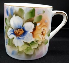 Lefton China Floral Design Pattern Cup / Mug Hand Painted SL3918N - £7.07 GBP