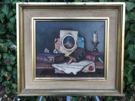Janos Apatfalvi Czene Original Modern Impressionist Still Life Oil On Canvas - £1,020.82 GBP