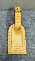 Louis Vuitton Vachetta Leather Luggage Tag with Address Insert - £27.17 GBP