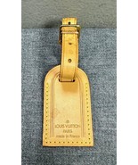 Louis Vuitton Vachetta Leather Luggage Tag with Address Insert - £27.28 GBP