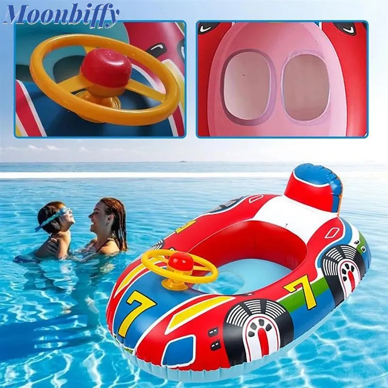Baby Inflatable Swimming Rings Baby Water Play Games Bathtub Toys Pool Swimming - £9.64 GBP+