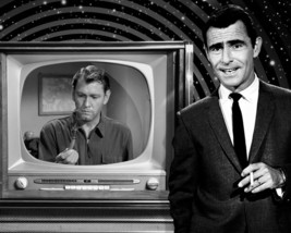 Rod Serling and Earl Holliman in The Twilight Zone by vintage TV screen episode  - £55.94 GBP