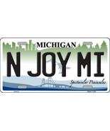 N Joy Mi Michigan Metal Novelty License Plate LP-6113 - $356.49 MXN