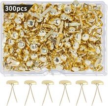 Brass Fasteners 300 Pcs Brads for Paper Crafts Small Brads Metal Gold Br... - $314.18 MXN