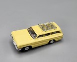 Atlas 1963 Buick Stationwagon HO Slot Car Yellow Vtg Roof Rack - £115.00 GBP