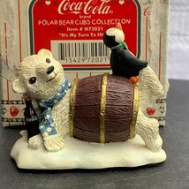It&#39;s My Turn To Hide - Coca-Cola Polar Bears Cubs Collection Figurine from 1995 - £9.49 GBP