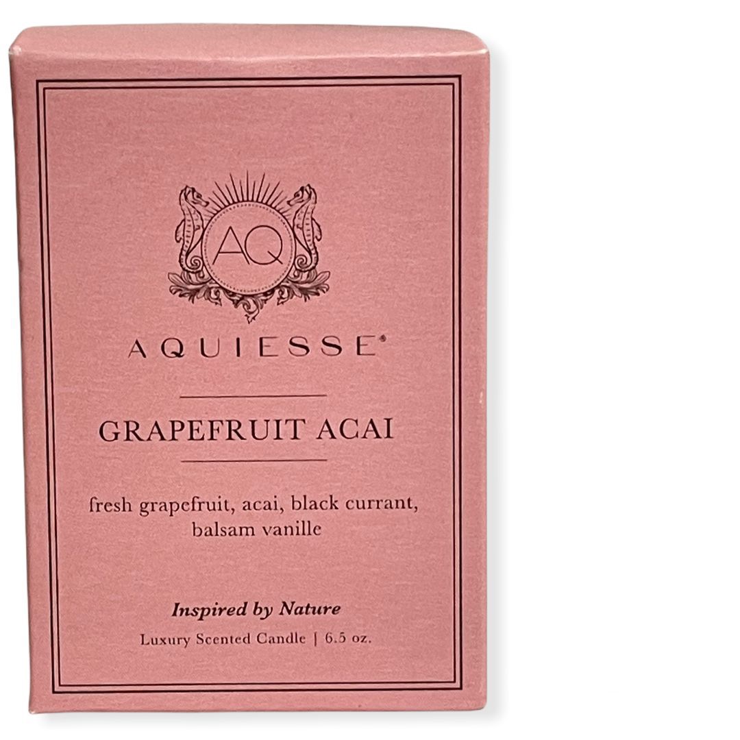 Primary image for Aquiesse Luxury Scented Candle Grapefruit Acai Inspired by Nature, 6.5 oz