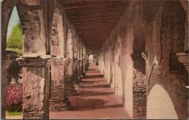 Chaprl Corridor Looking North Old Mission An Juan Capistrana CA Postcard... - $4.99