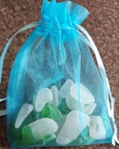 40+ Pieces ~ Genuine Lake Erie Beach Glass ~ Surf Tumbled ~ Assorted Shades (A4) - £17.67 GBP