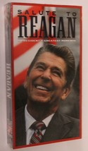 Salute To Reagan VHS Tape President&#39;s Greatest Moments Sealed New Old St... - £15.63 GBP
