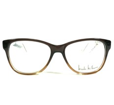 Nicole Miller ALBANY C01 Eyeglasses Frames Brown White Snakeskin Print 5... - £29.30 GBP