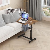 TigerDad Overbed Bedside Desk Mobile Rolling Laptop Stand Tilting Overbe... - $786.74 MXN